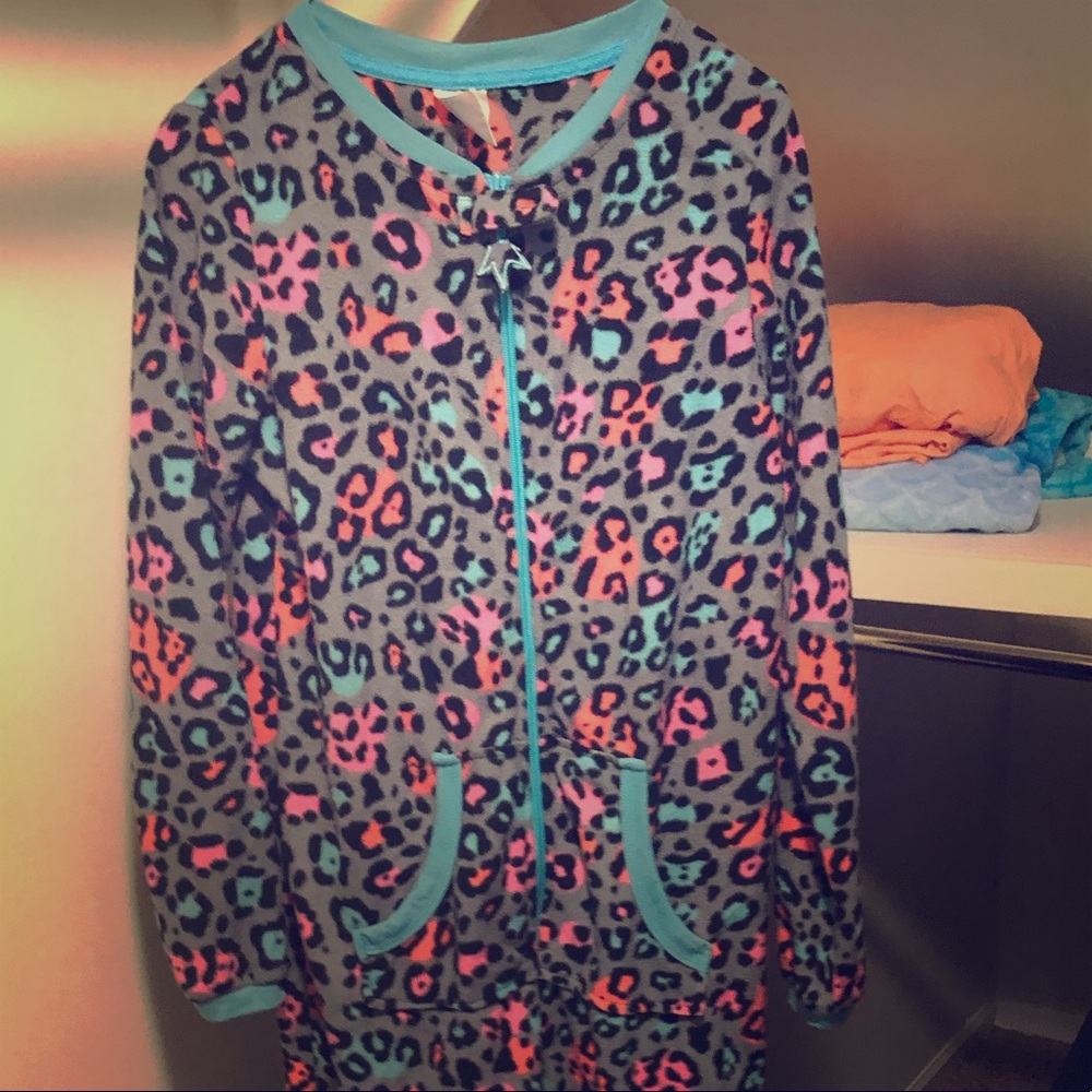 Multi-Colored Cheetah Print Women’s Onsie